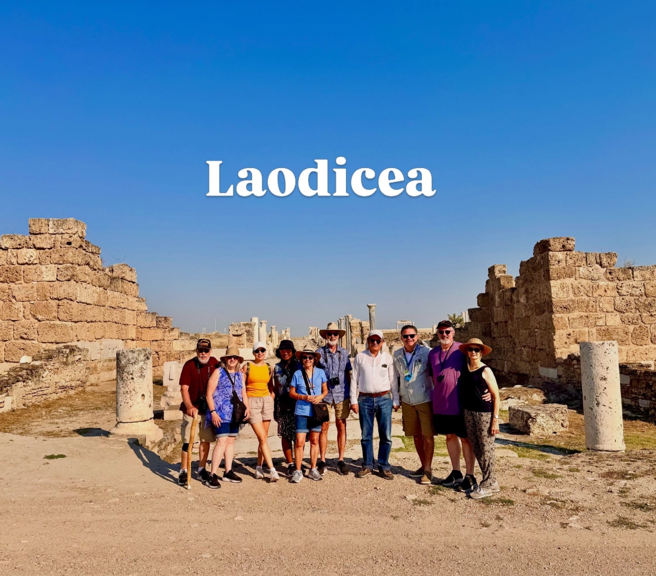 Our guests from California in Laodicea