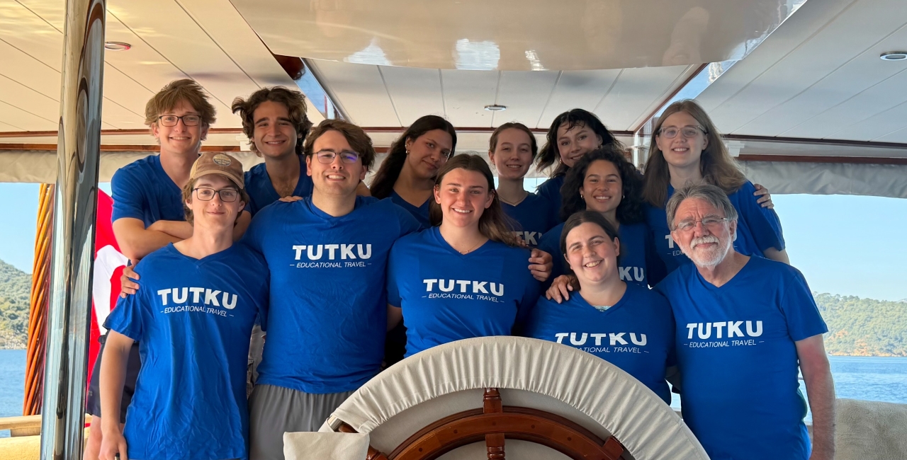 Furman University gulet boat trip.
