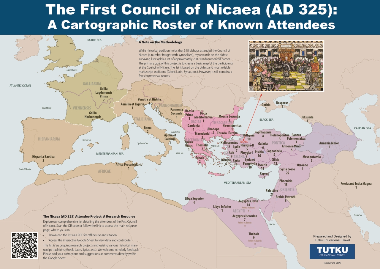 The Nicaea 325 Project: A Database and Geographical Analysis of the First Council's Attendees